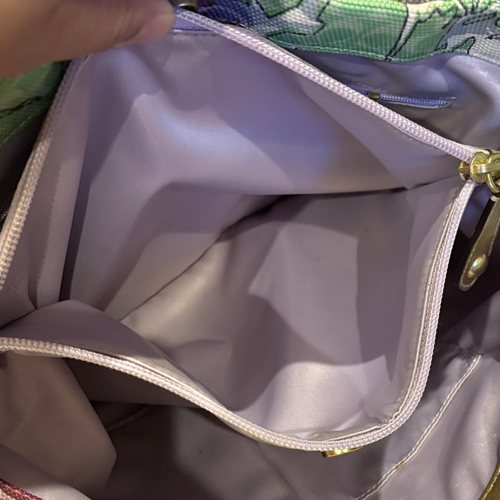 Coach Ashley Floral Tote in Pink, Green & Gold - Picture 10 of 11
